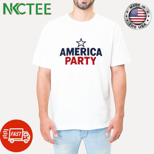 America Party star shirt Unisex T-shirt, Sweatshirt, Hoodie, Long Sleeve Tee - T-Shirt, Sweatshirt, Hoodie