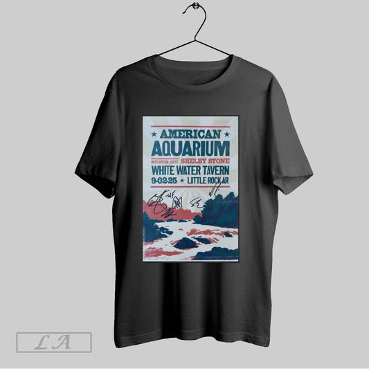 American Aquarium Little Rock Ar September 2 2025 Concert Poster Unisex T-shirt, Sweatshirt, Hoodie, Long Sleeve Tee - T-Shirt, Sweatshirt, Hoodie