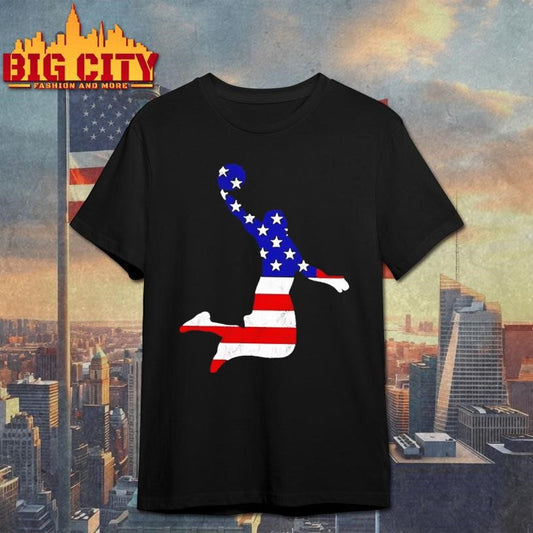American Basketball Us Born Flag Shirt Unisex T-shirt, Sweatshirt, Hoodie, Long Sleeve Tee - T-Shirt, Sweatshirt, Hoodie