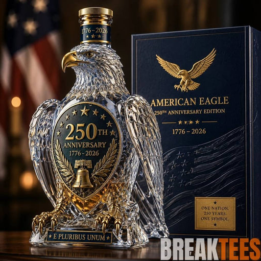 American Eagle 250th Anniversary Commemorative Bottle Unisex T-shirt, Sweatshirt, Hoodie, Long Sleeve Tee - T-Shirt, Sweatshirt, Hoodie