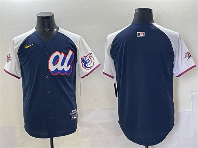 American League Baltimore Orioles Blank Navy Alternate 2025 All-Star Edition Baseball Jersey baseball jersey product view 1