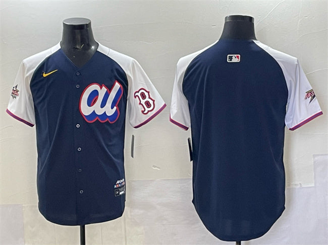 American League Boston Red Sox Blank Navy Alternate 2025 All-Star Edition Limited Baseball Jersey baseball jersey product view 1