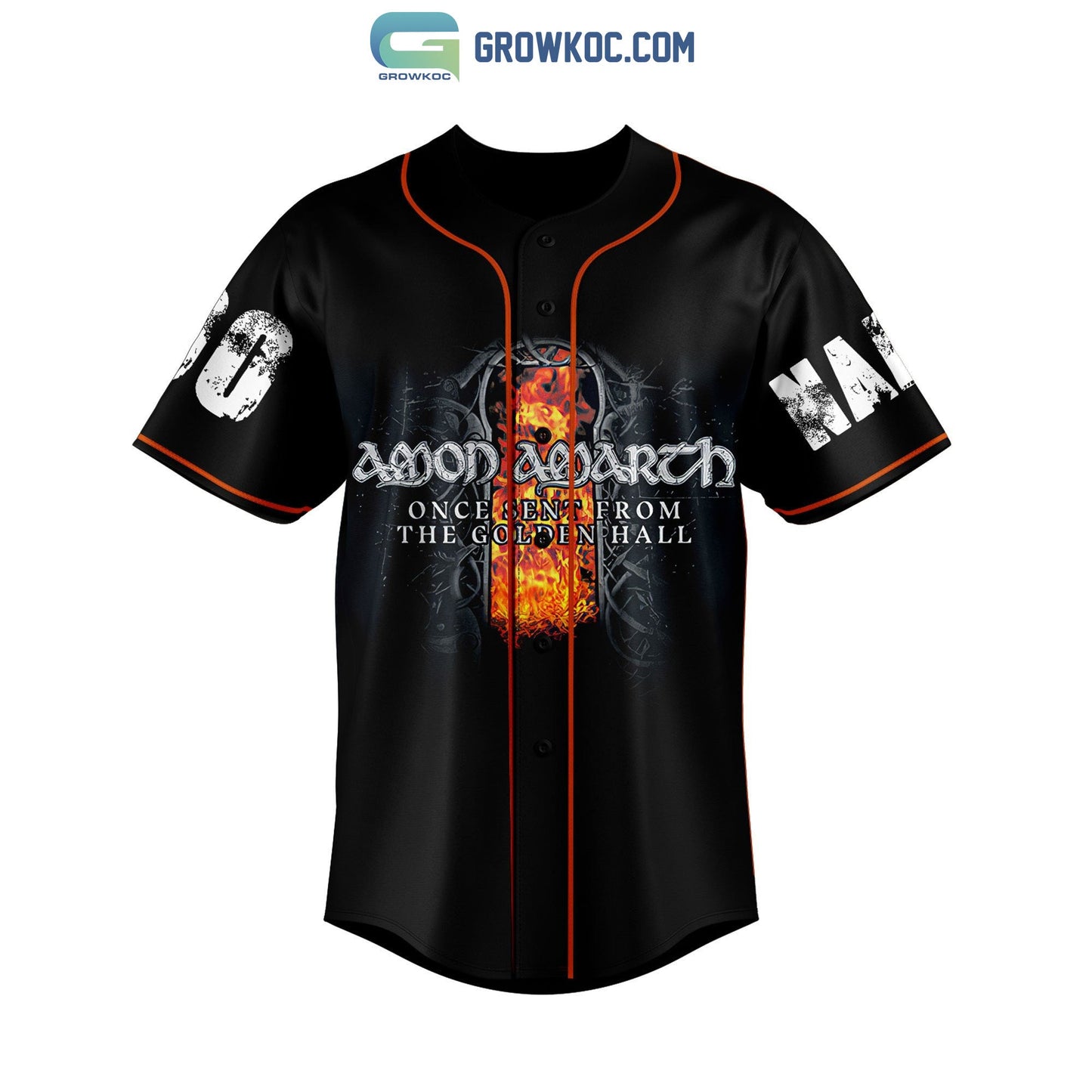 Amon Amarch Once Sent From The Golden Hall Personalized Baseball Jersey baseball jersey product view 2