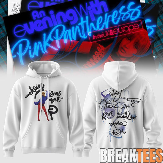An Evening With PinkPantheress Hoodie Unisex T-shirt, Sweatshirt, Hoodie, Long Sleeve Tee - T-Shirt, Sweatshirt, Hoodie