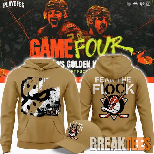 Anaheim Ducks 2026 Fear The Flock Playoff Limited Edition Hoodie Unisex T-shirt, Sweatshirt, Hoodie, Long Sleeve Tee - T-Shirt, Sweatshirt, Hoodie