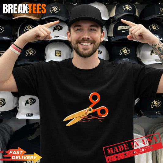 Anaheim Ducks Hockey Cutter Gauthier Scissors Signature T-Shirt Unisex T-shirt, Sweatshirt, Hoodie, Long Sleeve Tee - T-Shirt, Sweatshirt, Hoodie