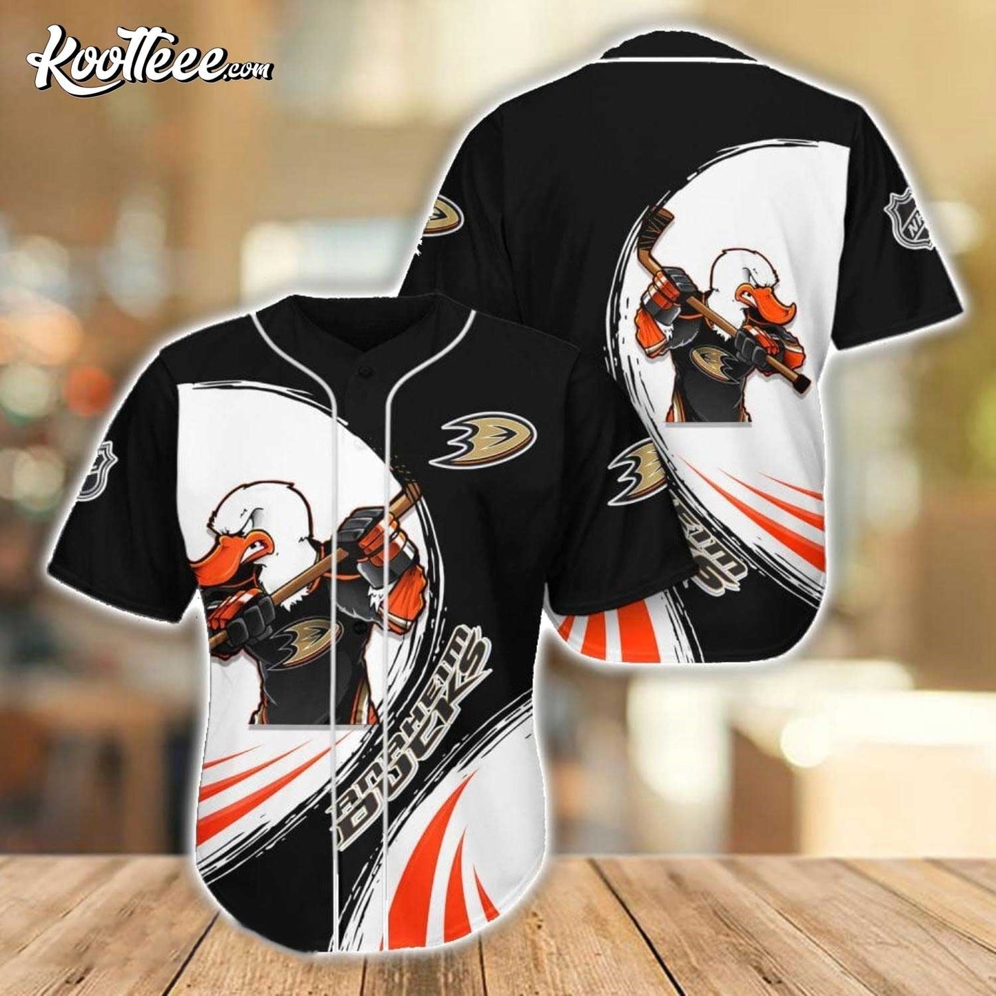 Anaheim Ducks Sport Team Gift Baseball Jersey baseball jersey product view 1