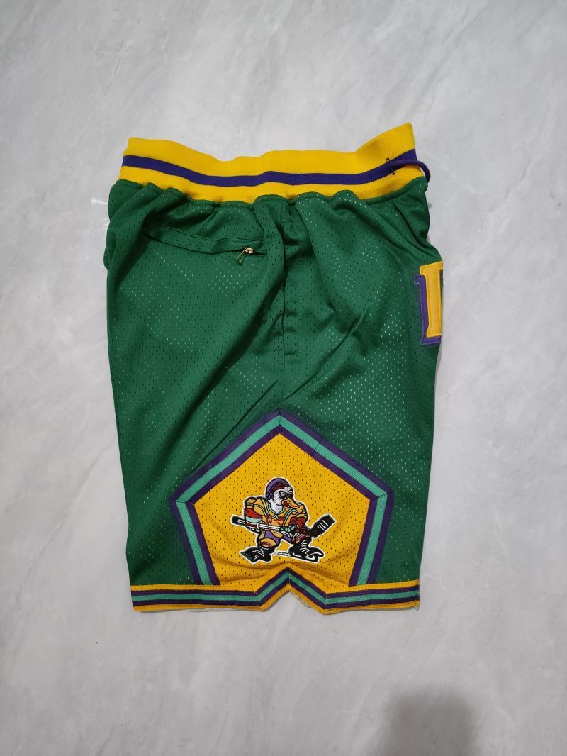 Anaheim Ducks Hockey Ducks Green Shorts Style 3 Hockey Jersey hockey jersey product view 1