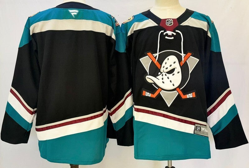 Anaheim Ducks Style 1 Hockey Jersey hockey jersey product view 1