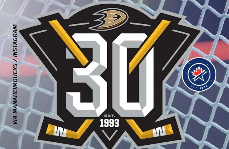 Anaheim Ducks Style 2 Hockey Jersey hockey jersey product view 1