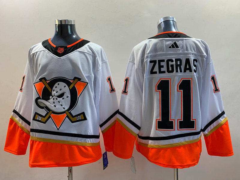 Anaheim Ducks #11 Trevor Zegras Style 4 Hockey Jersey hockey jersey product view 1