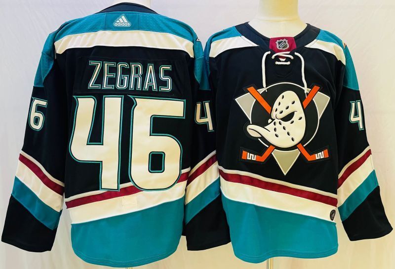 Anaheim Ducks #46 Trevor Zegras Style 2 Hockey Jersey hockey jersey product view 1