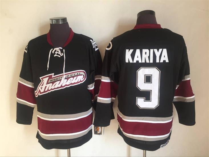 Anaheim Ducks #9 Paul Kariya Style 1 Hockey Jersey hockey jersey product view 1