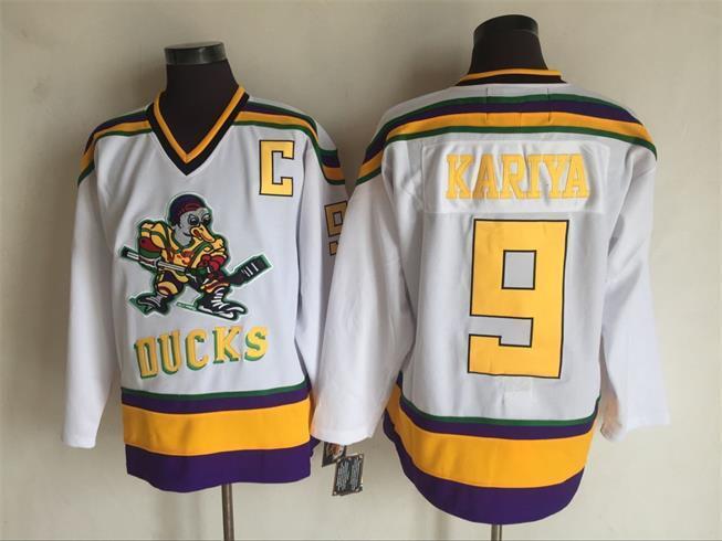 Anaheim Ducks #9 Paul Kariya Style 2 Hockey Jersey hockey jersey product view 1