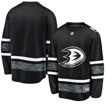 Anaheim Ducks blank black Hockey Jersey hockey jersey product view 1
