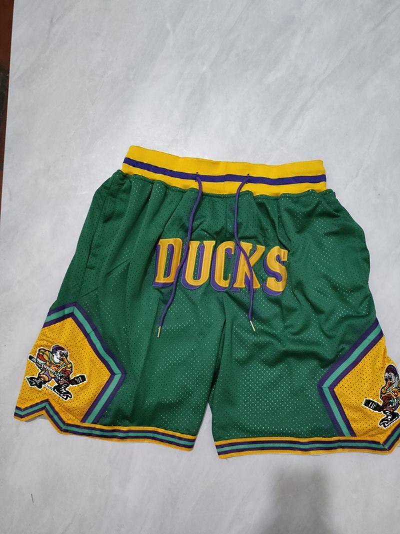 Anaheim Ducks just don shorts green Style 2 Hockey Jersey hockey jersey product view 1