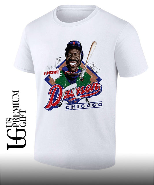 Andre Dawson Chicago Cubs MLB signature caricature shirt Unisex T-shirt, Sweatshirt, Hoodie, Long Sleeve Tee - T-Shirt, Sweatshirt, Hoodie