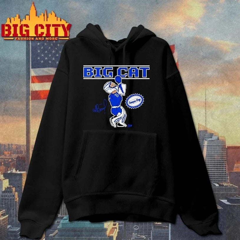 Andrei Vasilevskiy Big Cat Retro Punch signature - Adult & Kids T-Shirts, Sweatshirts & Hoodies apparel design preview 2