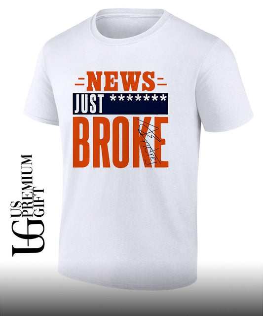 Andrej Stojakovic Illinois Fighting Illini News Just Broke signature shirt Unisex T-shirt, Sweatshirt, Hoodie, Long Sleeve Tee - T-Shirt, Sweatshirt, Hoodie