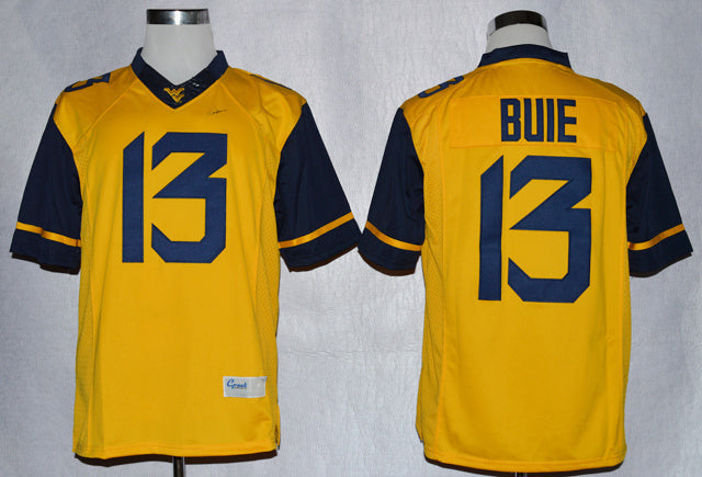 Andrew Buie 13 Gold College Football Jersey football jersey product view 1