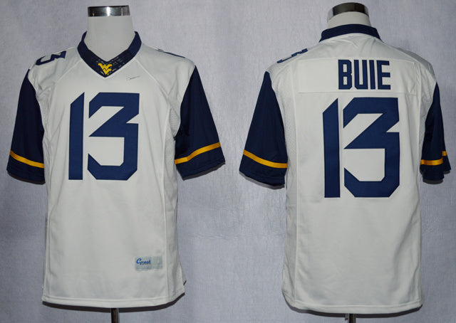 Andrew Buie 13 White College Football Jersey football jersey product view 1