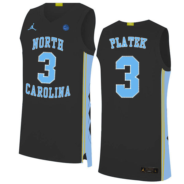 Andrew Platek 3 Black College Football Jersey football jersey product view 1