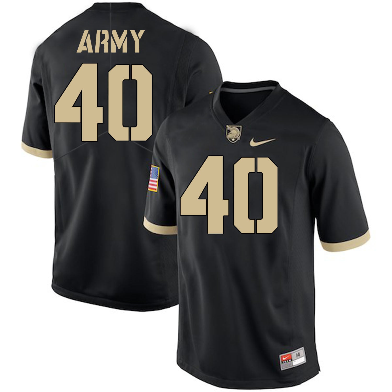 Andy Davidson 40 Black College Football Jersey football jersey product view 1