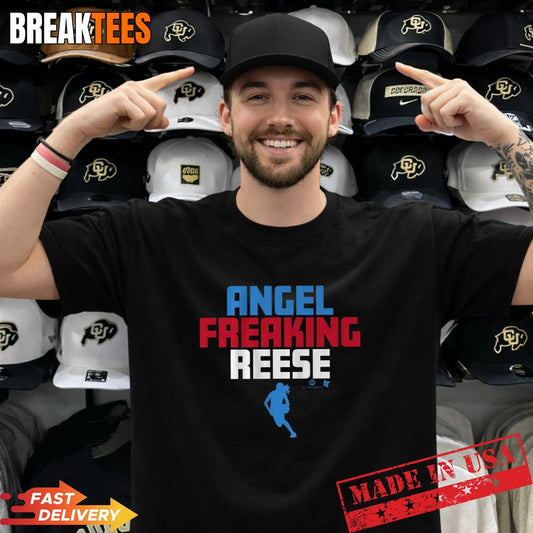 Angel Freaking Reese ATL Basketball T-Shirt Unisex T-shirt, Sweatshirt, Hoodie, Long Sleeve Tee - T-Shirt, Sweatshirt, Hoodie