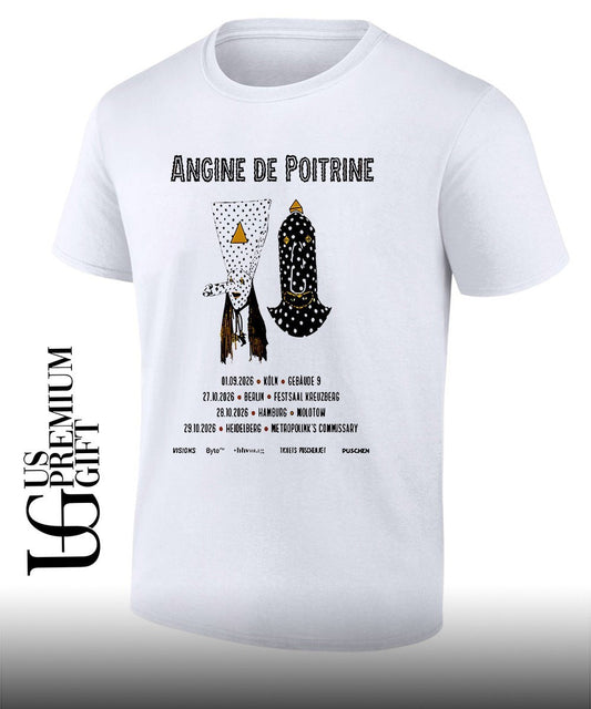 Angine De Poitrine Tour 2026 Germany shirt Unisex T-shirt, Sweatshirt, Hoodie, Long Sleeve Tee - T-Shirt, Sweatshirt, Hoodie