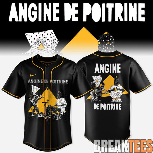 Angine de Poitrine Exclusive Baseball Jersey Unisex T-shirt, Sweatshirt, Hoodie, Long Sleeve Tee - T-Shirt, Sweatshirt, Hoodie