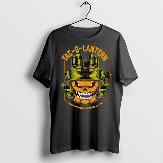 Angry Pumpkin Tac O Lantern Carving Out Shadows One Mission At A Time Halloween Unisex T-shirt, Sweatshirt, Hoodie, Long Sleeve Tee - T-Shirt, Sweatshirt, Hoodie