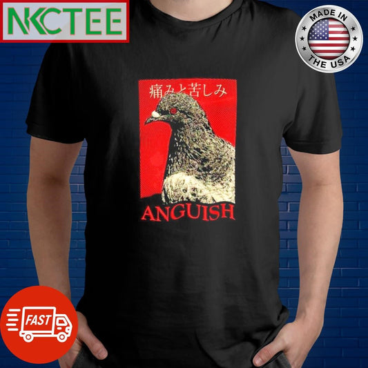 Anguish Pigeon Japanese shirt Unisex T-shirt, Sweatshirt, Hoodie, Long Sleeve Tee - T-Shirt, Sweatshirt, Hoodie