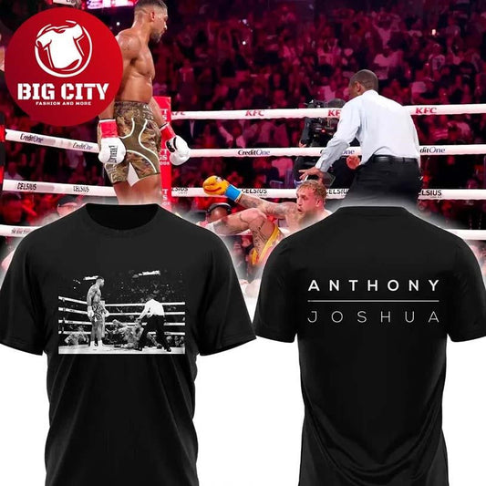 Anthony Joshua knocks out Jake Paul Two Sided Shirt Unisex T-shirt, Sweatshirt, Hoodie, Long Sleeve Tee - T-Shirt, Sweatshirt, Hoodie