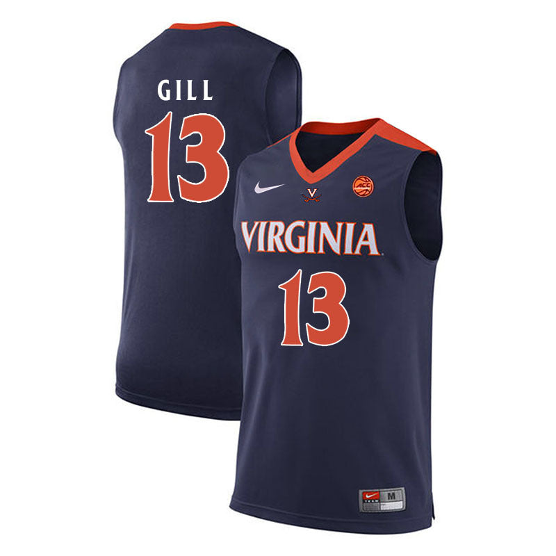Anthony Gill 13 Navy College Football Jersey football jersey product view 1