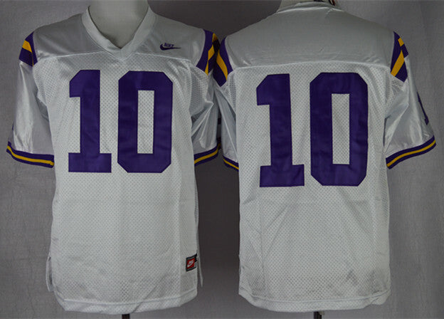 Anthony Jennings 10 White College Football Jersey football jersey product view 1