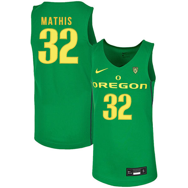 Anthony Mathis 32 Green College Football Jersey football jersey product view 1