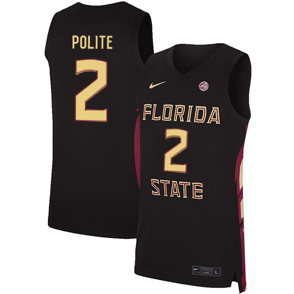 Anthony Polite 2 Black College Football Jersey football jersey product view 1