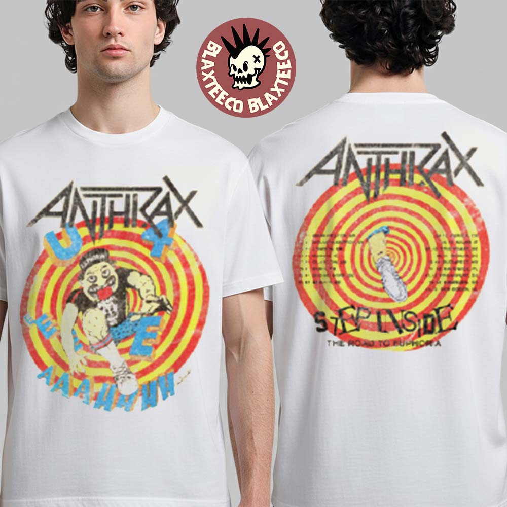 Anthrax Japan 2026 Tour Merch Tee U4EAAAA Step Inside The Road To Euphoria T-Shirt Unisex T-shirt, Sweatshirt, Hoodie, Long Sleeve Tee - T-Shirt, Sweatshirt, Hoodie