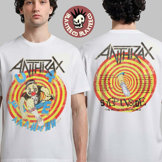 Anthrax Japan 2026 Tour Merch Tee U4EAAAA Step Inside The Road To Euphoria T-Shirt Unisex T-shirt, Sweatshirt, Hoodie, Long Sleeve Tee - T-Shirt, Sweatshirt, Hoodie