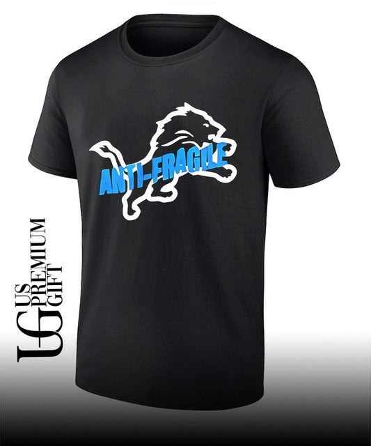 Anti-Fragile Detroit Lions logo shirt Unisex T-shirt, Sweatshirt, Hoodie, Long Sleeve Tee - T-Shirt, Sweatshirt, Hoodie