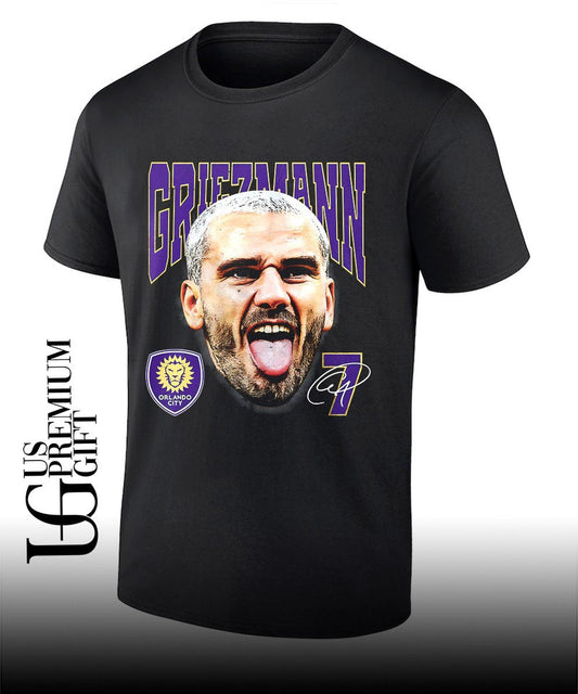 Antoine Griezmann big head Orlando Pride Expression signature shirt Unisex T-shirt, Sweatshirt, Hoodie, Long Sleeve Tee - T-Shirt, Sweatshirt, Hoodie