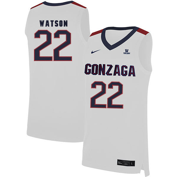 Anton Watson 22 White College Football Jersey football jersey product view 1