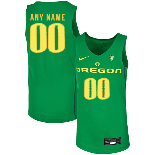 Any Name 00 Green College Football Jersey football jersey product view 1
