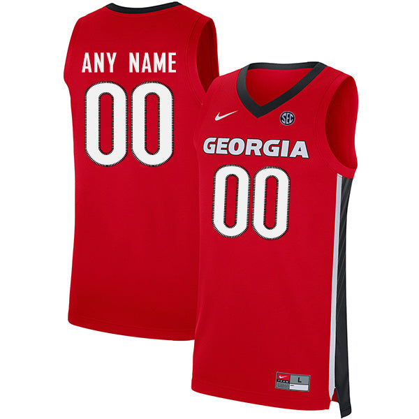 Any Name 00 V Collar Red College Football Jersey football jersey product view 1