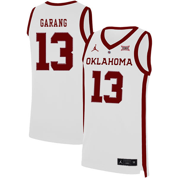 Anyang Garang 13 White College Football Jersey football jersey product view 1