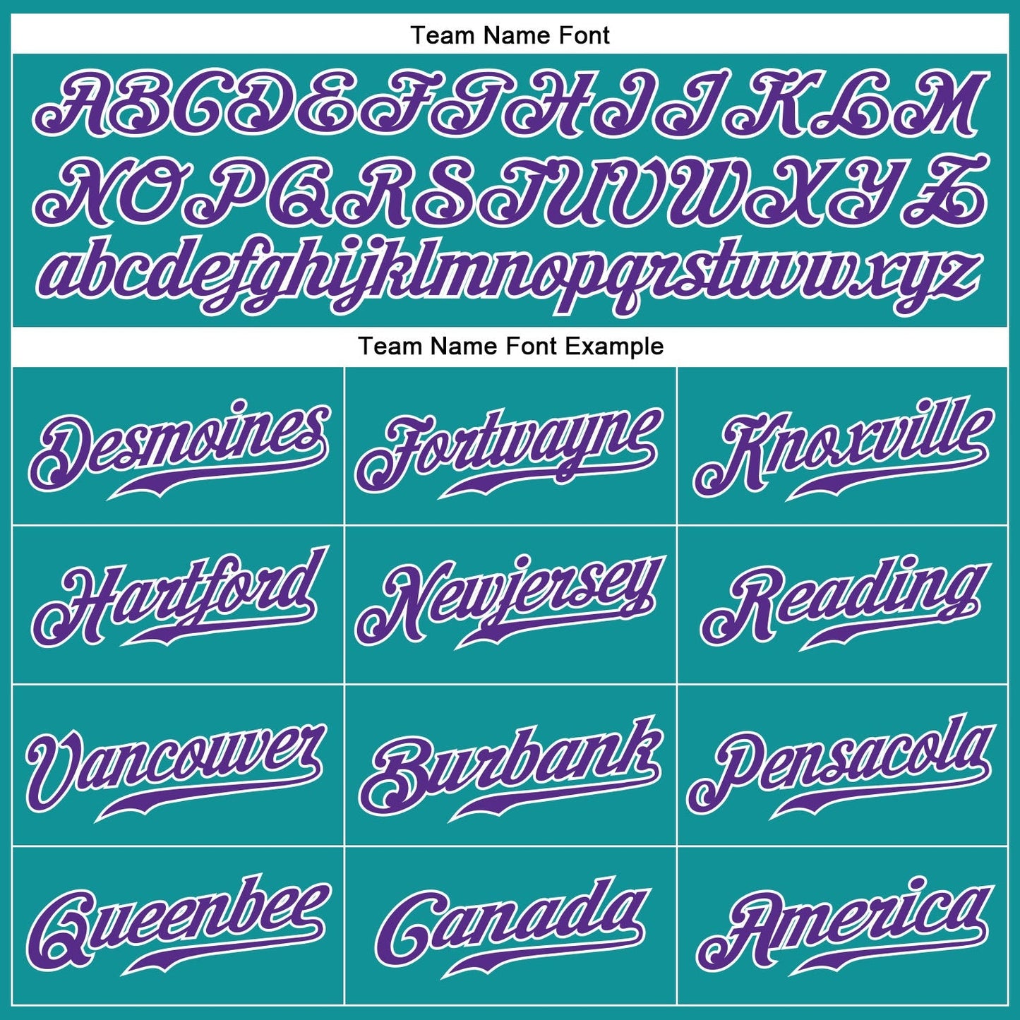 Custom Teal White Pinstripe Purple-White Authentic Baseball Jersey baseball jersey product view 4