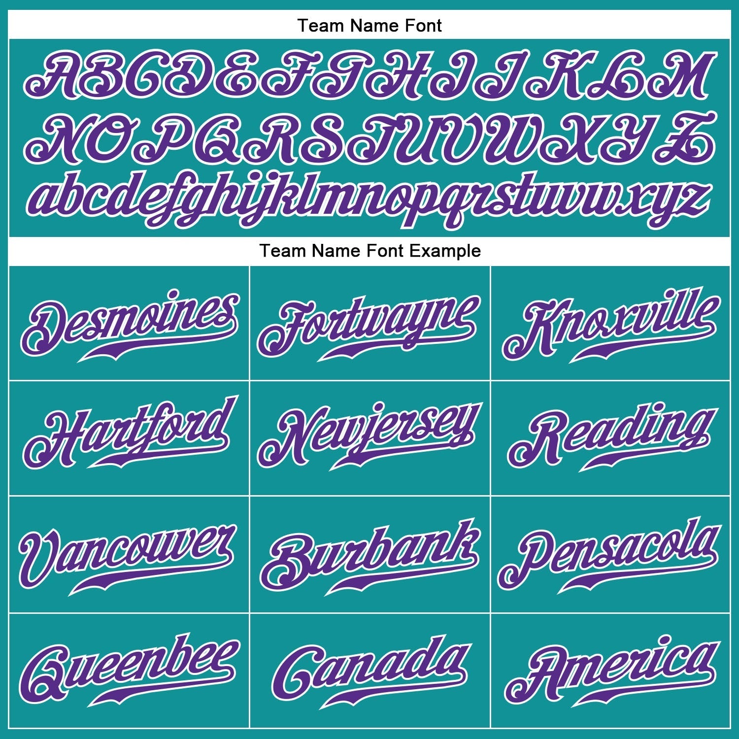 Custom Teal White Pinstripe Purple-White Authentic Baseball Jersey baseball jersey product view 4