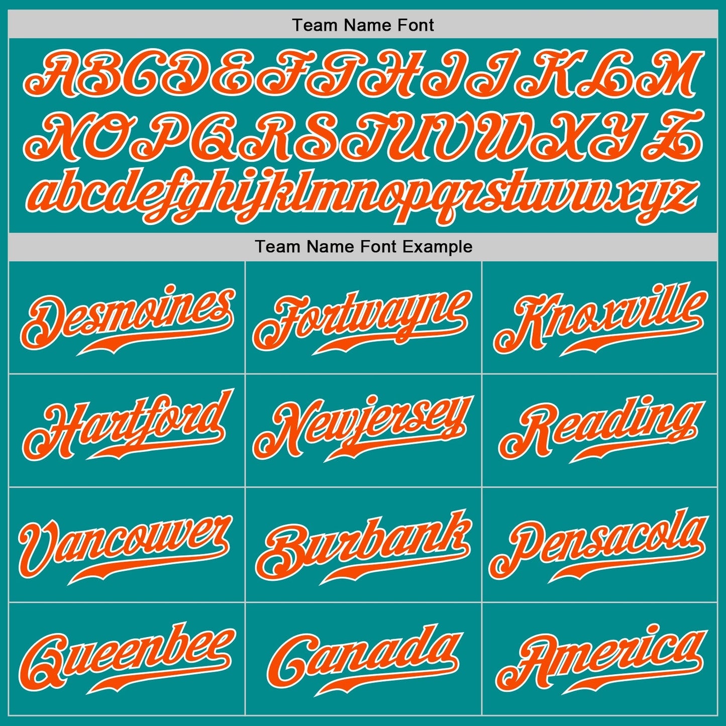 Custom Aqua Orange-White Authentic Baseball Jersey baseball jersey product view 4