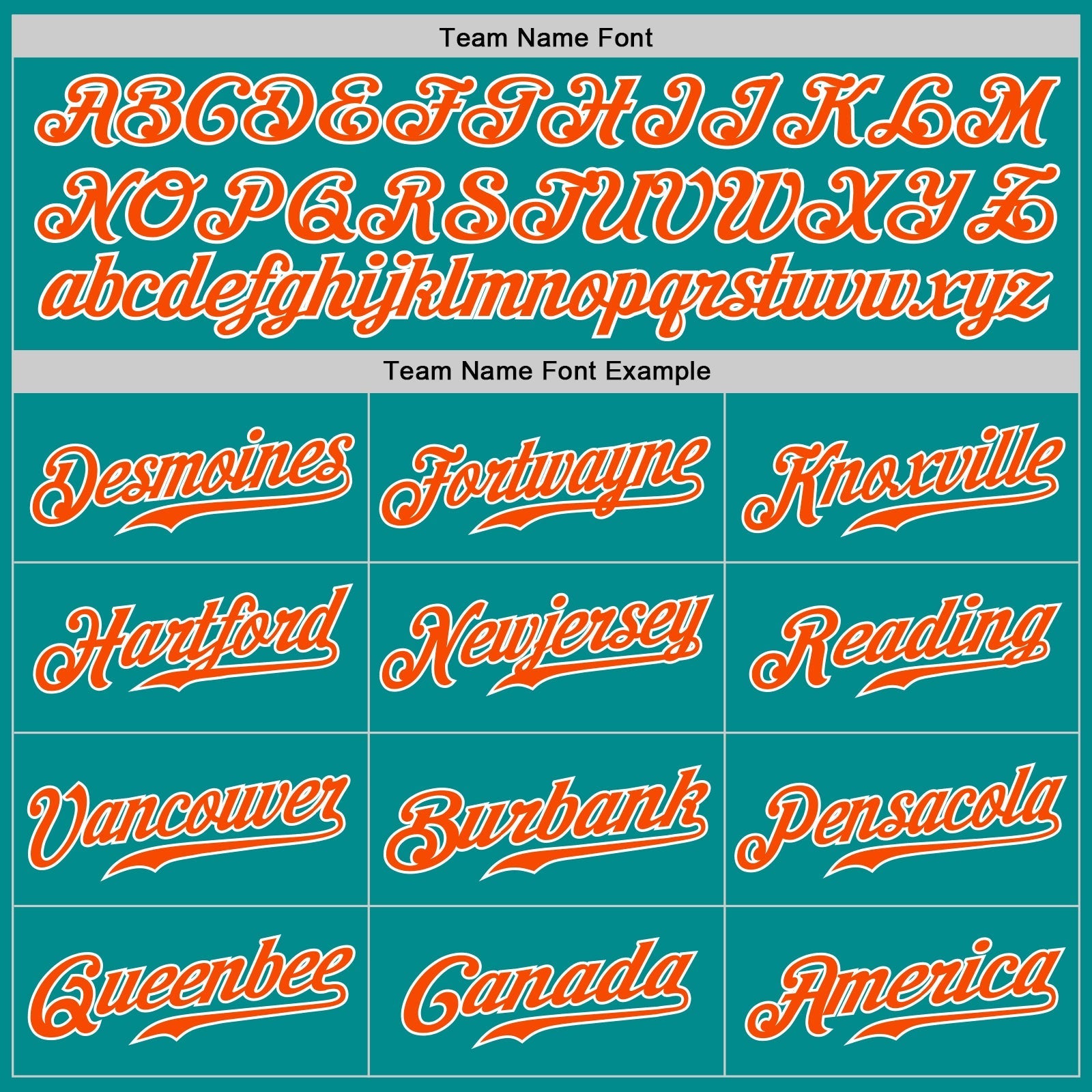 Custom Aqua Orange-White Authentic Baseball Jersey baseball jersey product view 4