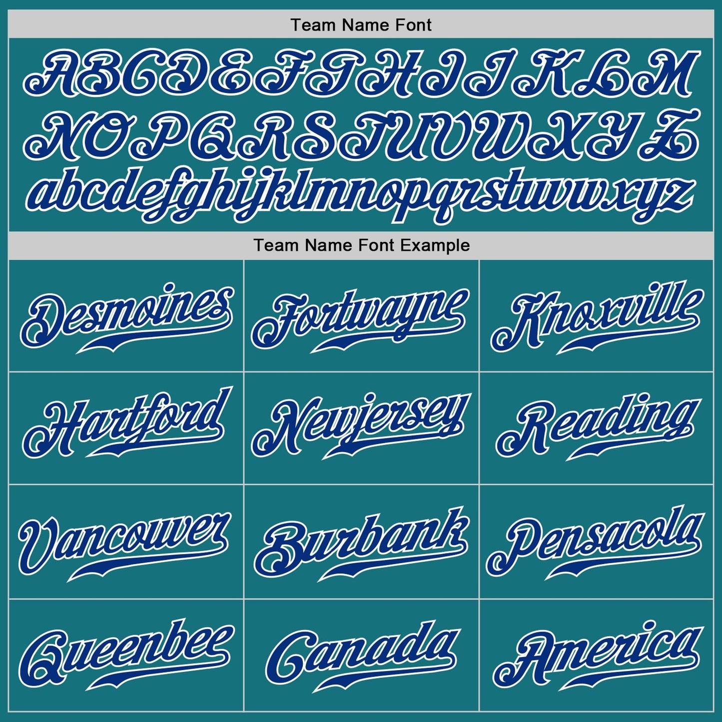 Custom Teal Royal-White Authentic Baseball Jersey baseball jersey product view 4